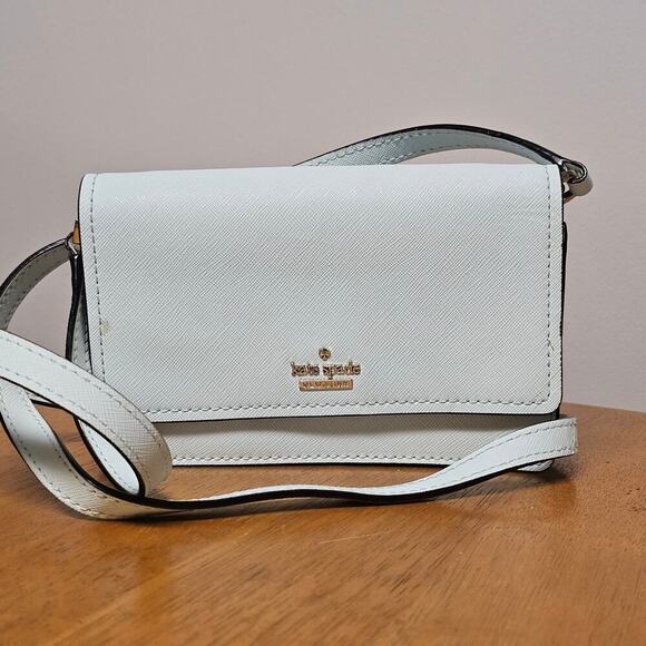 Kate Spade Small Light Blue Pastel Crossbody Purse Travel Vacation Wallet - Picture 1 of 6